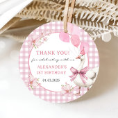 Gekke Gans 1e Verjaardagsfeest Bedankjes Labels