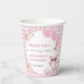 Gekke Gans 1e Verjaardagsfeest Papieren Bekers (Achterkant)