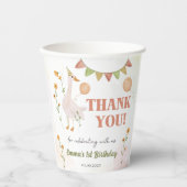 Gekke Gans 1e Verjaardagsfeest Papieren Bekers (Voorkant)