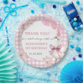 Gekke Gans 1e Verjaardagsfeest Papieren Bordje (Feest)