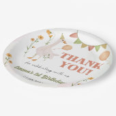 Gekke Gans 1e Verjaardagsfeest Papieren Bordje (Gekanteld)