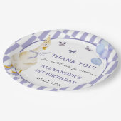 Gekke Gans 1e Verjaardagsfeest Papieren Bordje (Gekanteld)