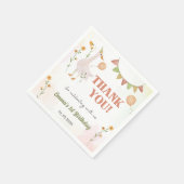 Gekke Gans 1e Verjaardagsfeest Servet (Hoek)