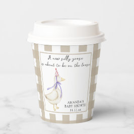 Gekke Gans Baby shower Papieren Bekers