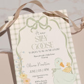 Gekke Gans Baby shower Uitnodiging Moeder Gans