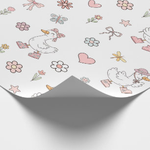 Gekke gans Birthday Cadeaupapier