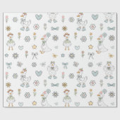 Gekke gans Birthday Cadeaupapier (Vlak)