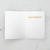Gekke gans Birthday Kaart (Binnen)