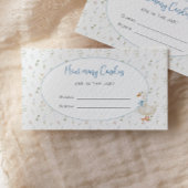 Gekke Gans Bloemen Hoeveel Snoepjes Baby showers Informatiekaartje