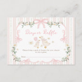  Gekke Gans Coquette Bow Luier Raffle Informatiekaartje (Voorkant)