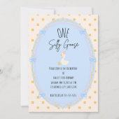 Gekke Gans Eerste Verjaardag Kaart (Voorkant)