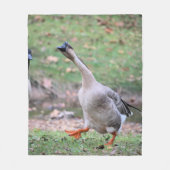 Gekke gans fleece deken (Voorkant)