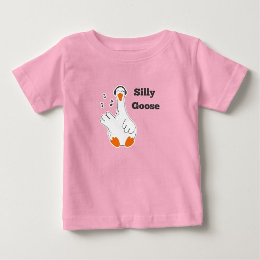 Gekke gans, Funny Goose, Goose Lover Baby (Voorkant)