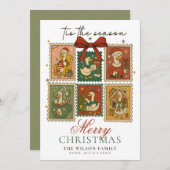 Gekke Gans Grappig  Vrolijk Kerstfeest Feestdagenkaart (Voorkant / Achterkant)