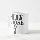 Gekke gans, grappige gans, ganzenliefhebber koffiemok (Voorkant links)