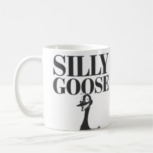 Gekke gans, grappige gans, ganzenliefhebber koffiemok