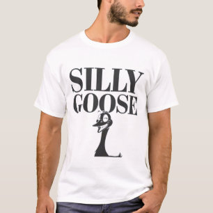 Gekke gans, grappige gans, ganzenliefhebber t-shirt