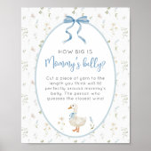 Gekke Gans Hoe groot is de buik van mama Poster (Voorkant)