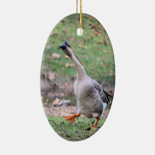 Gekke gans keramisch ornament (Rechts)