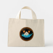 Gekke gans mini tote bag (Achterkant)