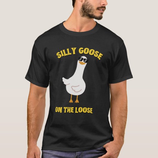 Gekke gans op de los t-shirt (Voorkant)