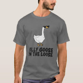 Gekke gans op de los t-shirt (Voorkant)