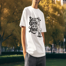 Gekke gans op de los