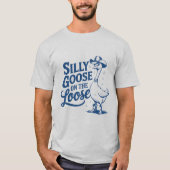 Gekke gans op de los t-shirt (Voorkant)