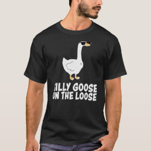 Gekke gans op de los t-shirt