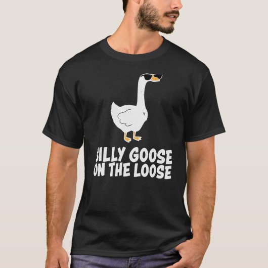 Gekke gans op de los t-shirt (Voorkant)
