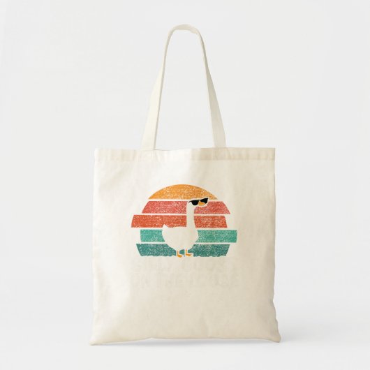 Gekke gans op de los tote bag (Voorkant)