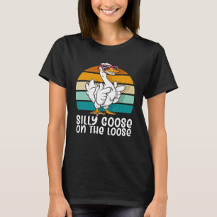 Gekke Gans op de Losse Gekke Persoon Gans T-shirt
