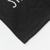 Gekke gans op de losse kerstmangans fleece deken (Hoek)