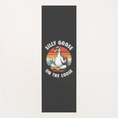 Gekke gans op de losse meditatie yoga retro yogamat (Voorkant)