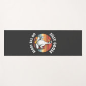 Gekke gans op de losse meditatie yoga retro yogamat (Voorkant (horizontaal))