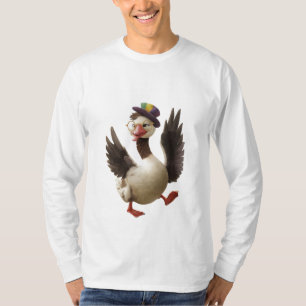 gekke gans op de losse tekening, Gekke gans T-shirt