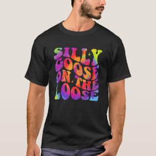 Gekke gans op het losse grappige Gezegde Honk goos T-shirt