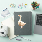 Gekke gans sticker (iPad Cover)