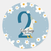 Gekke Gans Sticker (Voorkant)