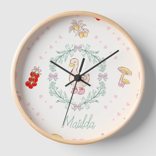 Gekke Gans Thema Schattigee Ganzen Roze Custom (Voorkant)