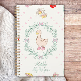 Gekke Gans Thema Schattigee Ganzen Roze Custom Planner