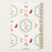 Gekke Gans Thema Schattigee Ganzen Roze Custom Planner (Achterkant)