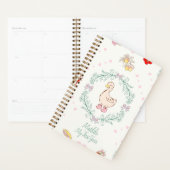 Gekke Gans Thema Schattigee Ganzen Roze Custom Planner (Display)