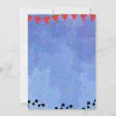 Gekke Gans Verjaardagsuitnodiging Kaart (Achterkant)