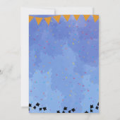 Gekke Gans Verjaardagsuitnodiging Kaart (Achterkant)