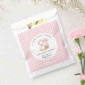 Gekke Gans Waterverf Meisje Baby shower Favoriete  Bedankzakje (Gezegeld)