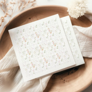 Gekke Gans  Wildflower Girl Baby shower Servet