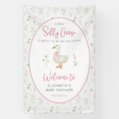 Gekke Gans  Wildflower Girl Baby shower Spandoek (Verticaal)