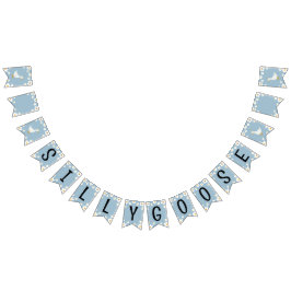 Gekke ganzenfeestbanner vlaggetjes