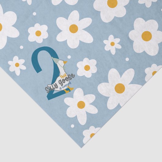 Gekke ganzenpapier tissuepapier (Detail)